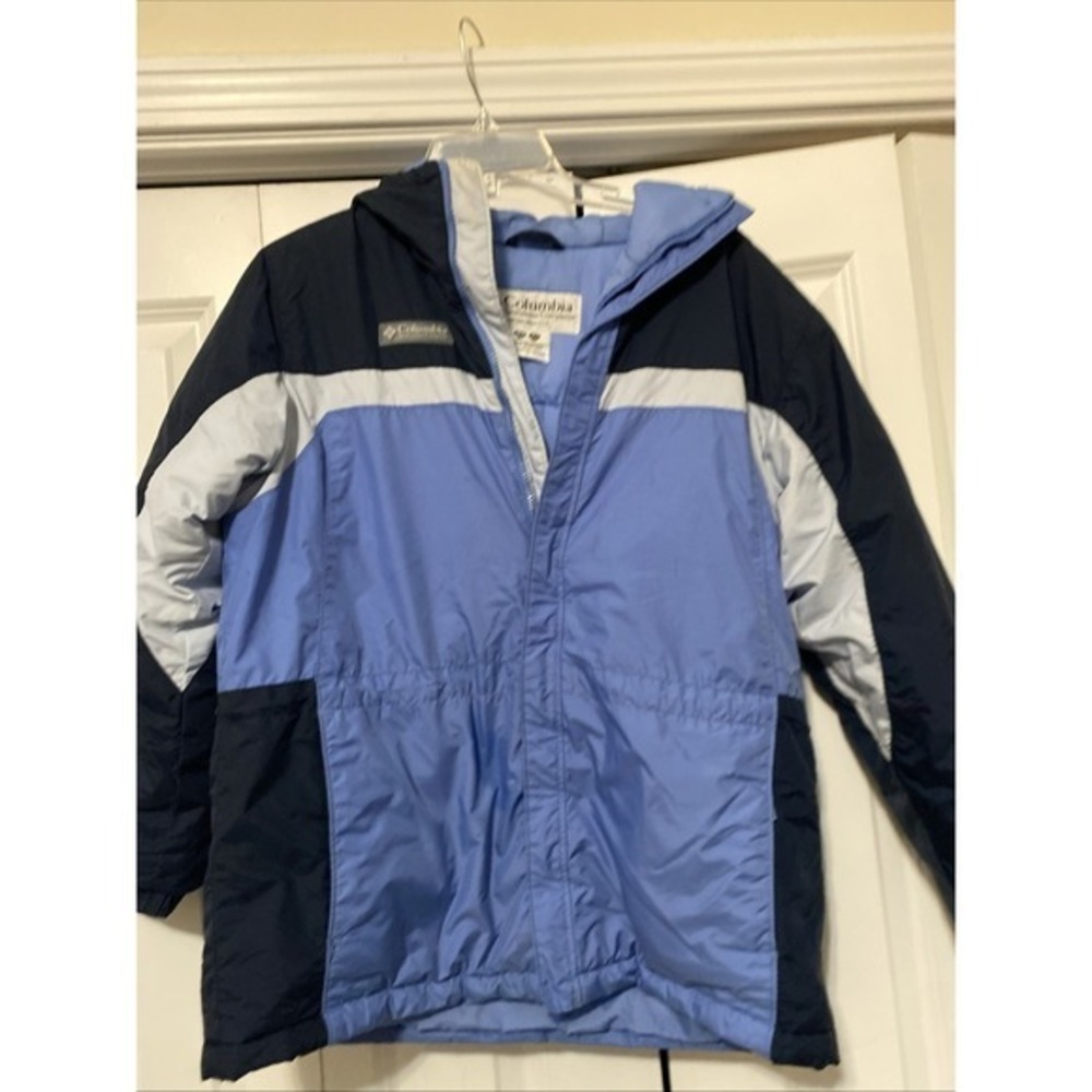 Columbia‎ Girls Jacket 14/16  Blue/black  Scrunch Waist 3597